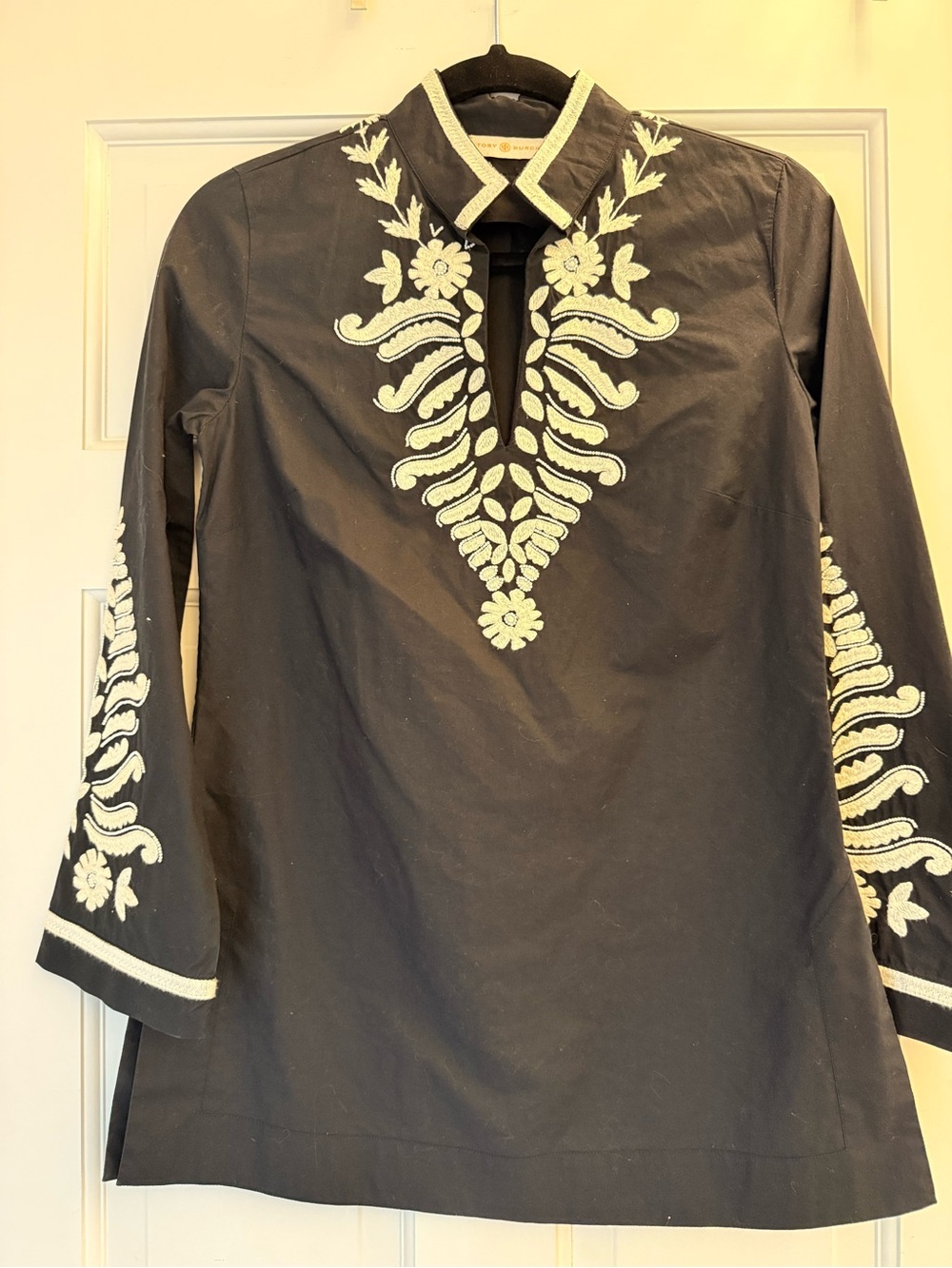 Tory Burch- Embroidered Tory Tunic